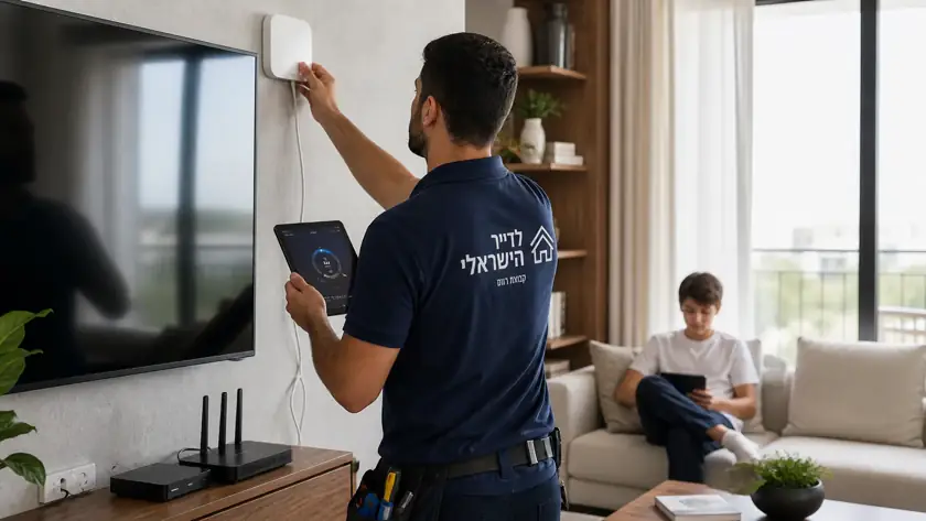 מתקין רשתות ואינטרנט